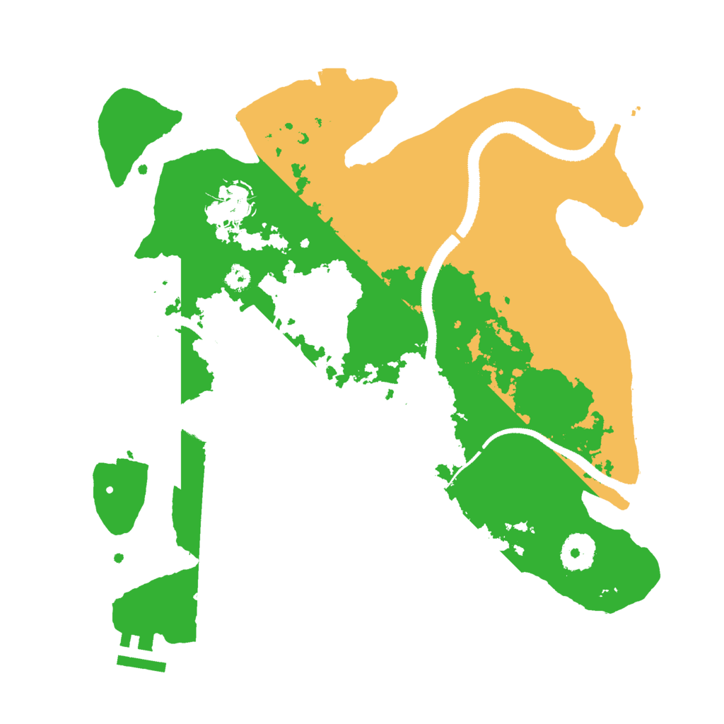 Biome Rust Map: Procedural Map, Size: 3000, Seed: 971509118