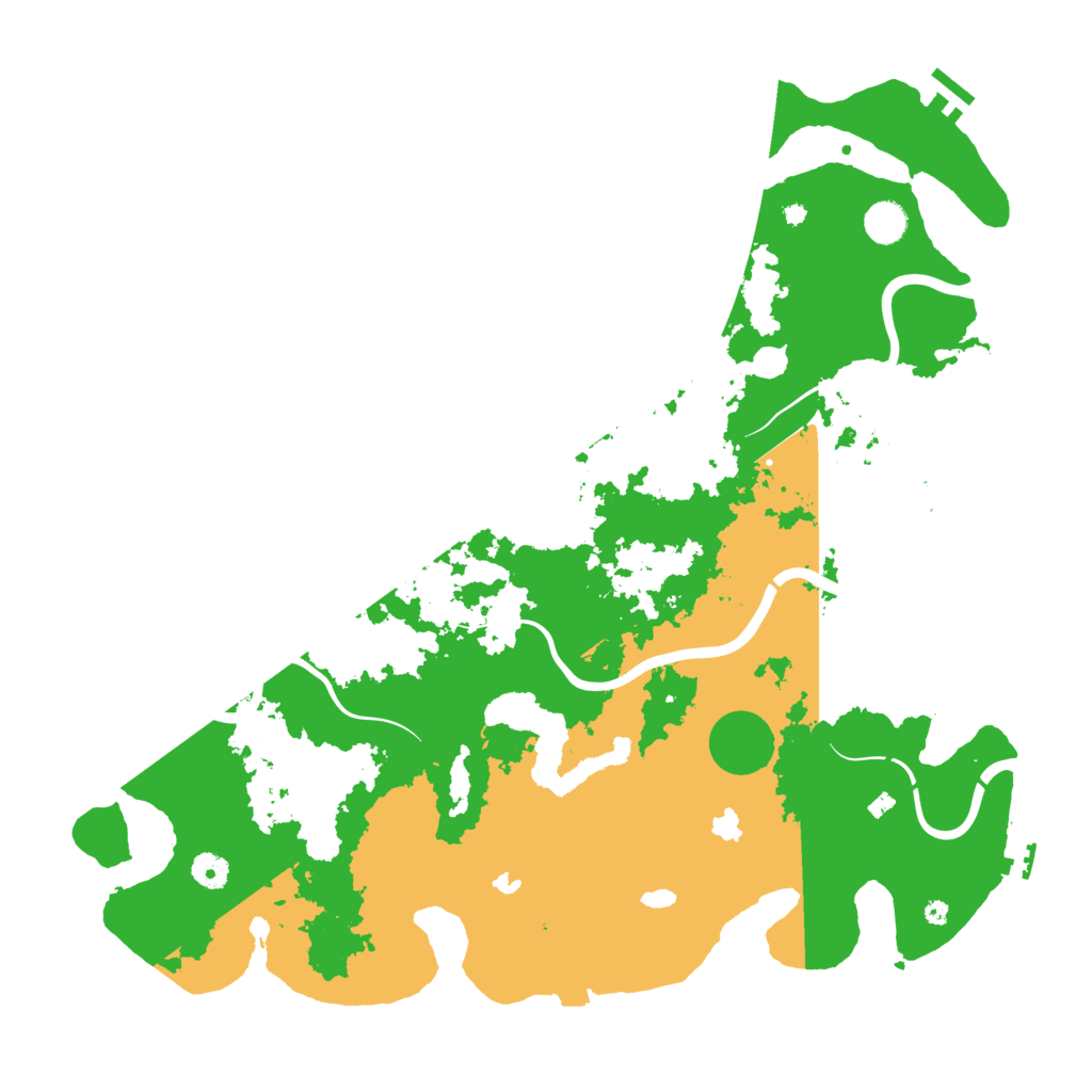 Biome Rust Map: Procedural Map, Size: 4500, Seed: 574958360