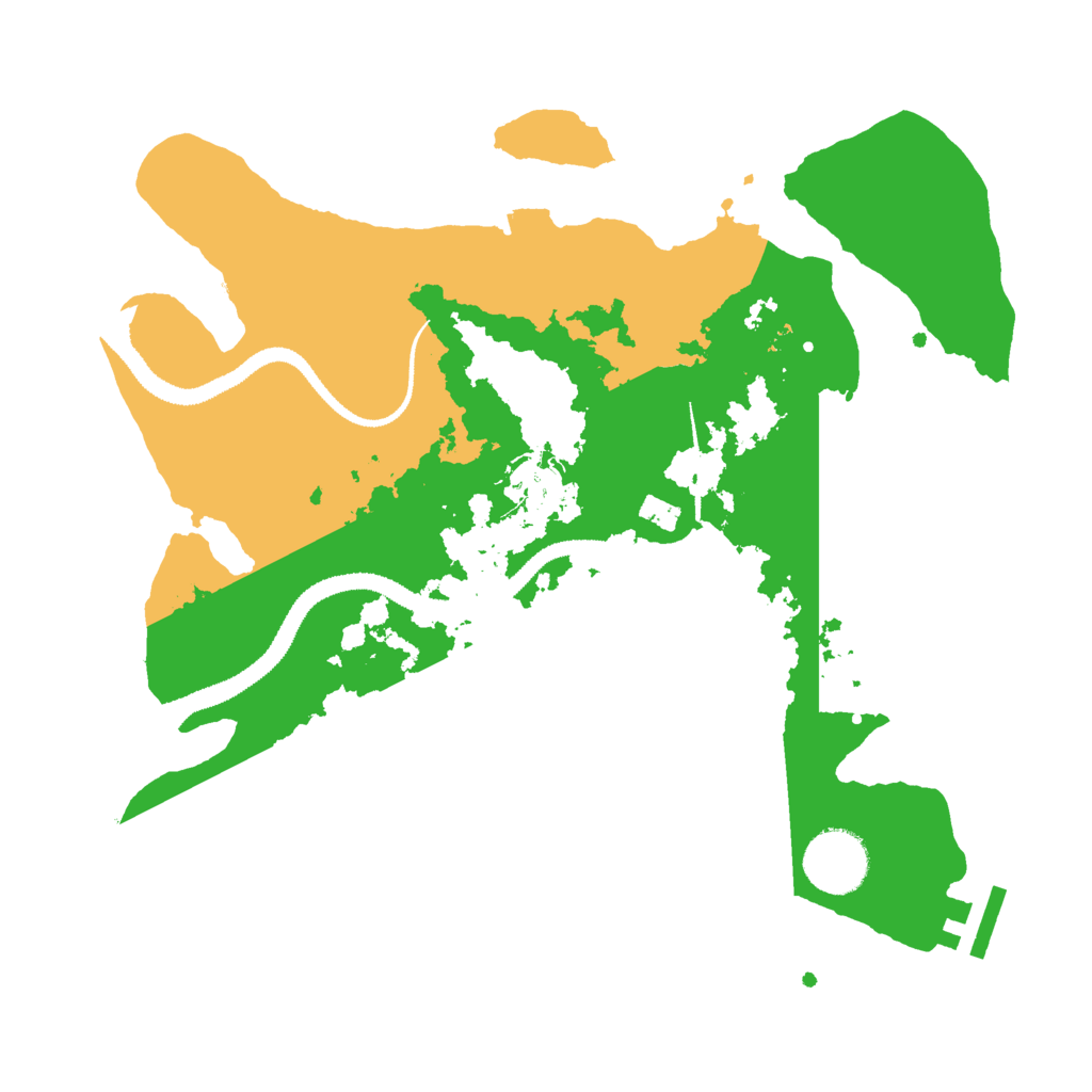 Biome Rust Map: Procedural Map, Size: 3000, Seed: 1740037098