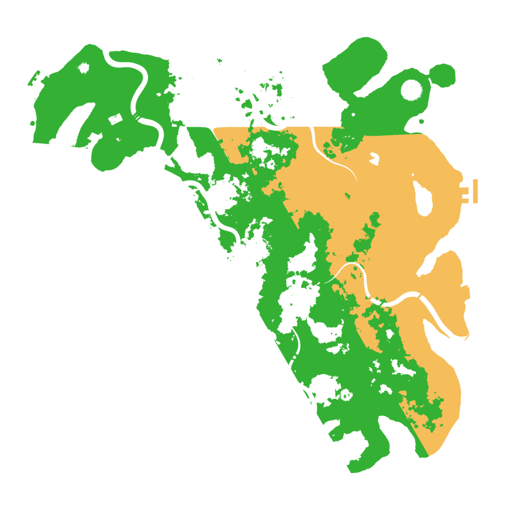 Biome Rust Map: Procedural Map, Size: 4250, Seed: 574764585
