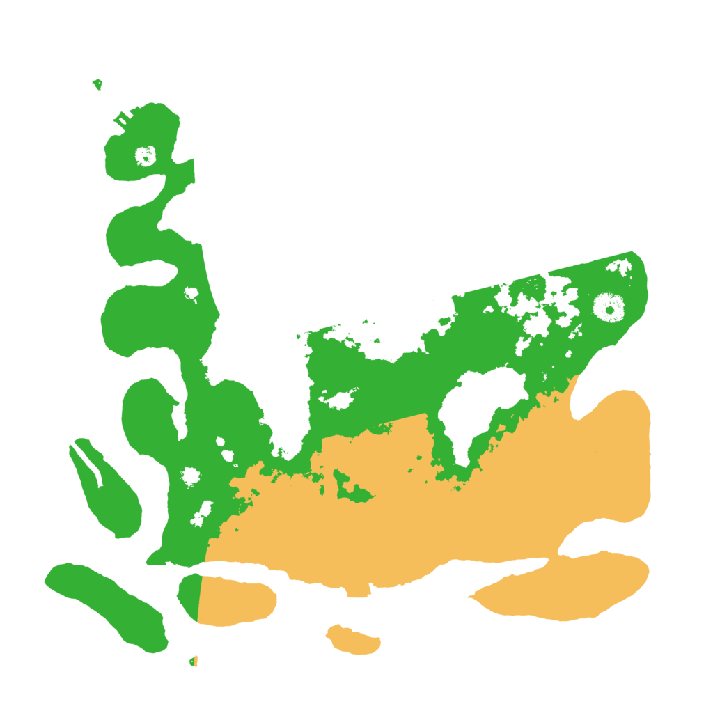 Biome Rust Map: Procedural Map, Size: 3500, Seed: 436437828