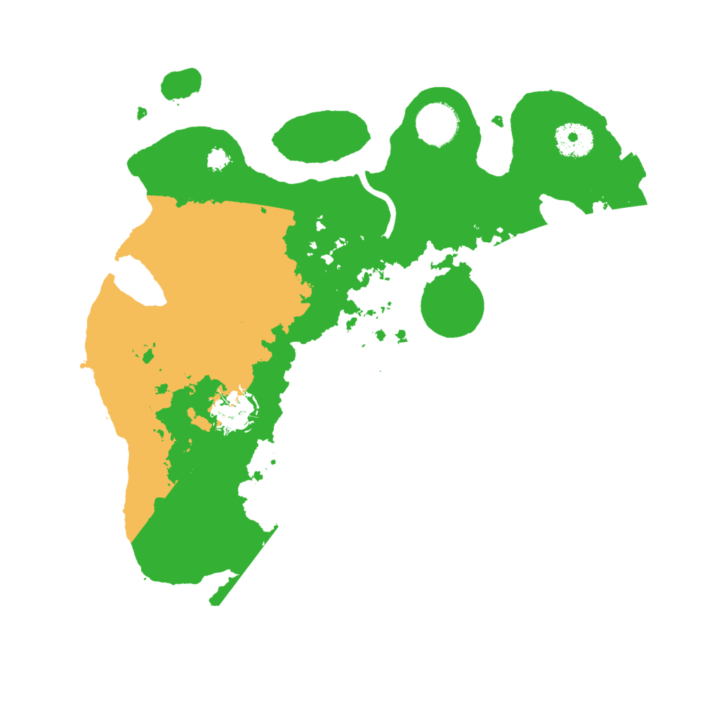 Biome Rust Map: Procedural Map, Size: 3000, Seed: 9840623