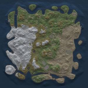 Thumbnail Rust Map: Procedural Map, Size: 4500, Seed: 1246791814, 19 Monuments