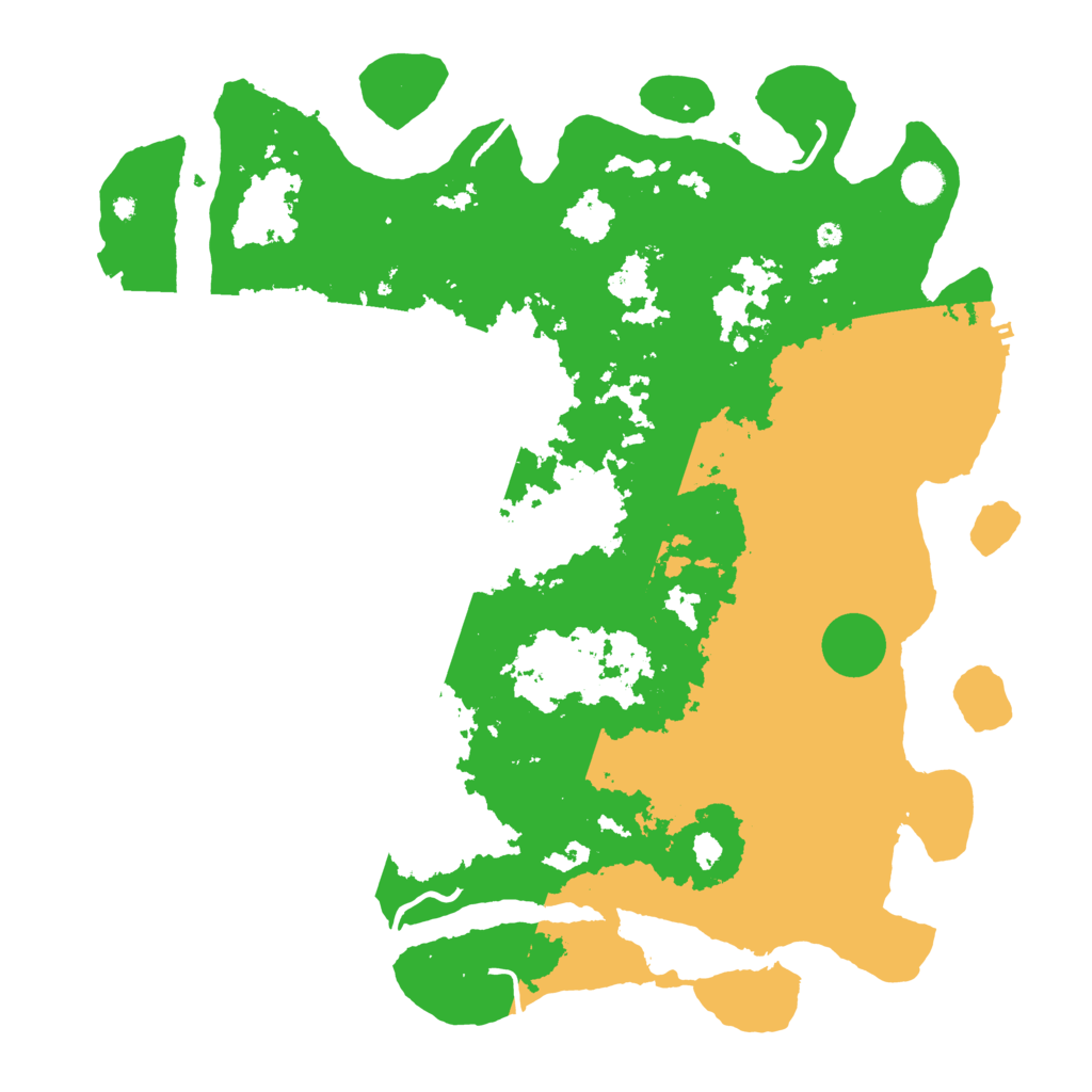 Biome Rust Map: Procedural Map, Size: 4500, Seed: 1246791814