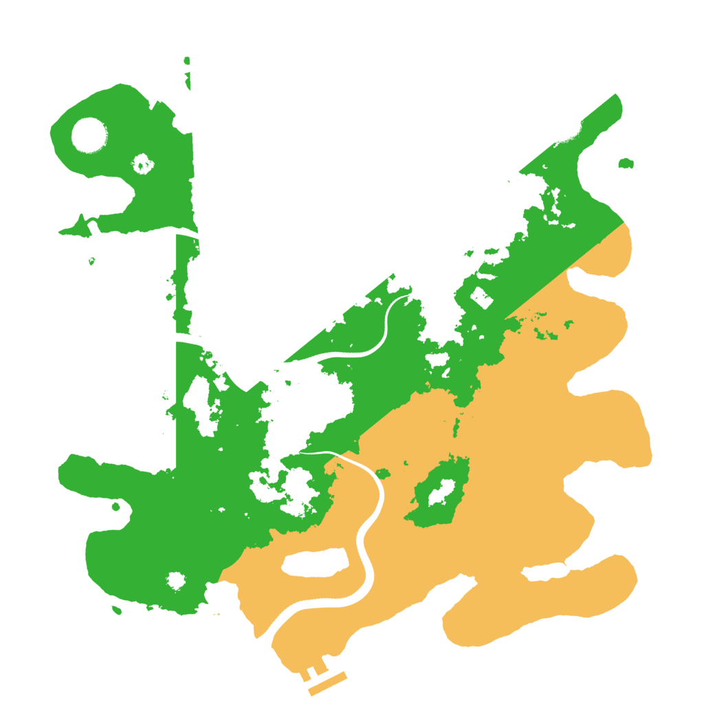 Biome Rust Map: Procedural Map, Size: 3500, Seed: 18906403