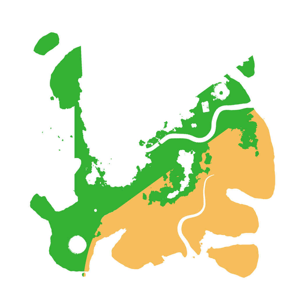 Biome Rust Map: Procedural Map, Size: 3000, Seed: 8129456