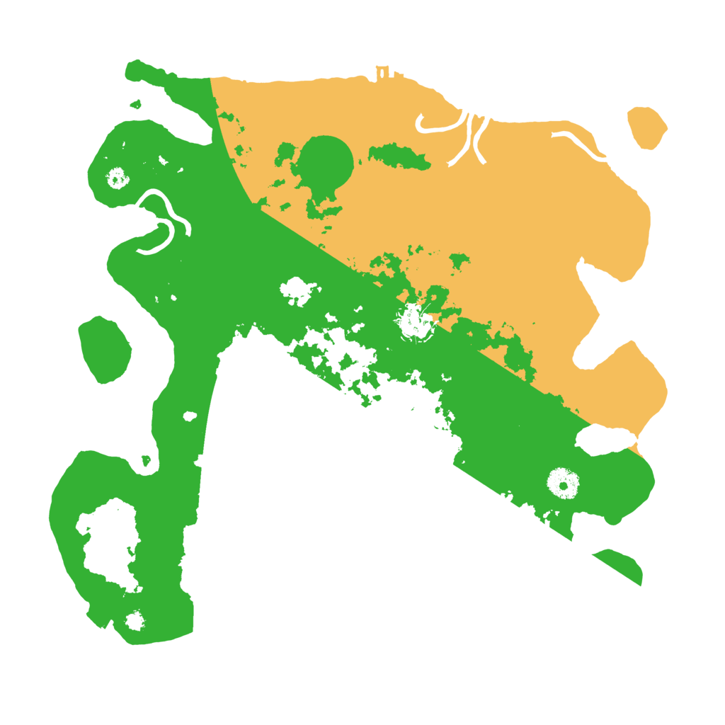 Biome Rust Map: Procedural Map, Size: 3500, Seed: 747061838