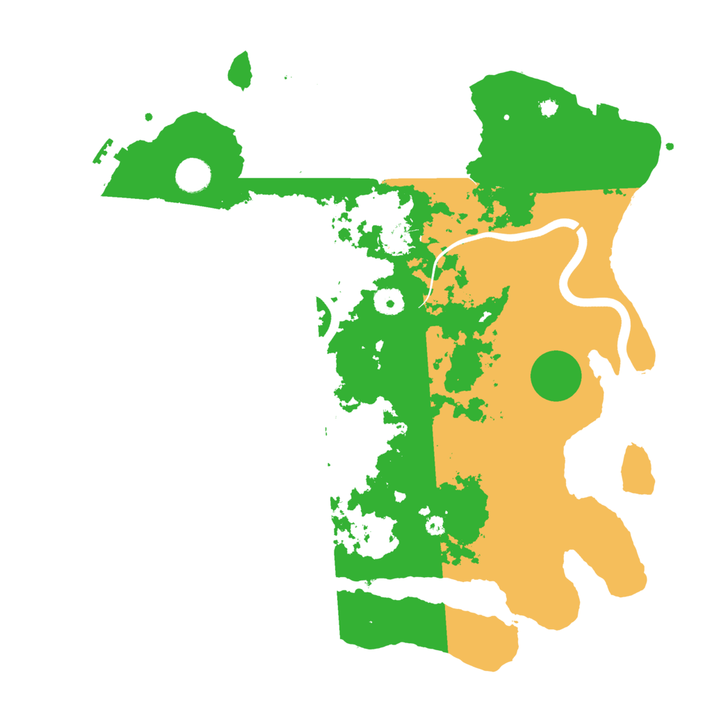 Biome Rust Map: Procedural Map, Size: 3700, Seed: 173427348