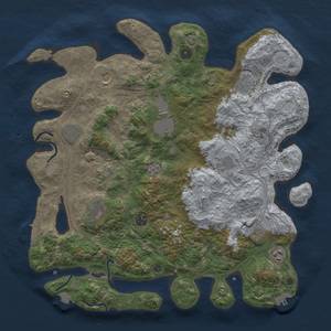 Thumbnail Rust Map: Procedural Map, Size: 4250, Seed: 98777, 18 Monuments