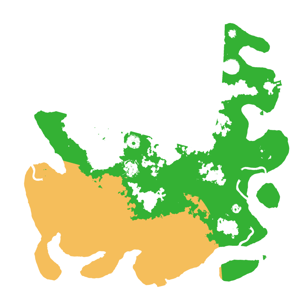 Biome Rust Map: Procedural Map, Size: 3500, Seed: 1465863005