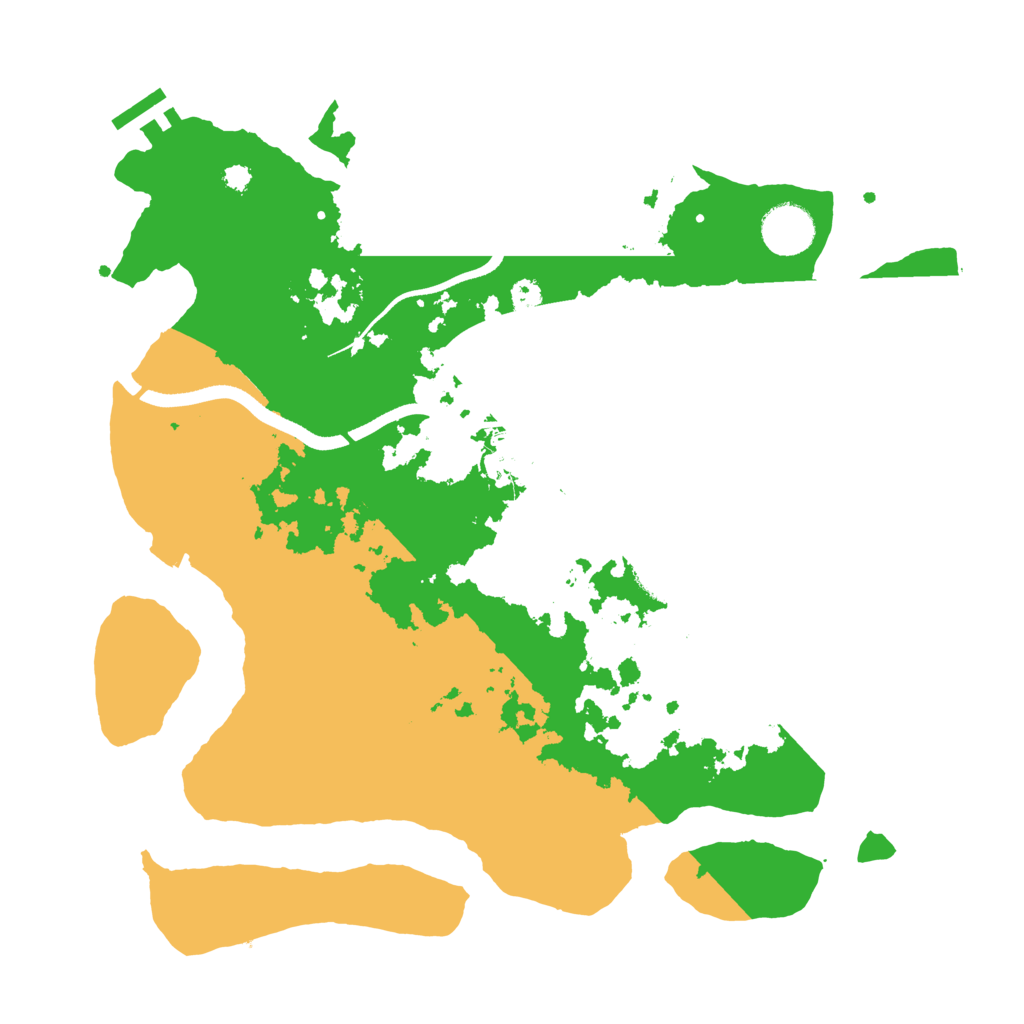 Biome Rust Map: Procedural Map, Size: 3500, Seed: 5680525