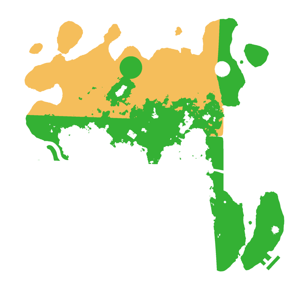 Biome Rust Map: Procedural Map, Size: 3500, Seed: 353993596