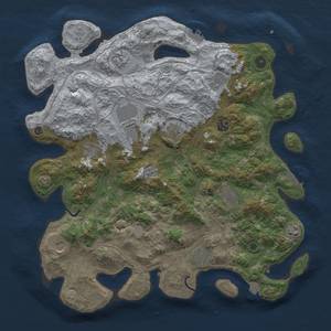 Thumbnail Rust Map: Procedural Map, Size: 4250, Seed: 1283834396, 19 Monuments