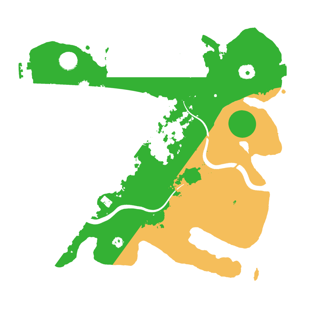 Biome Rust Map: Procedural Map, Size: 3000, Seed: 822579