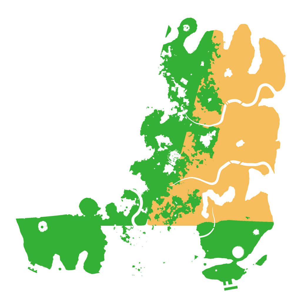 Biome Rust Map: Procedural Map, Size: 4500, Seed: 412809360
