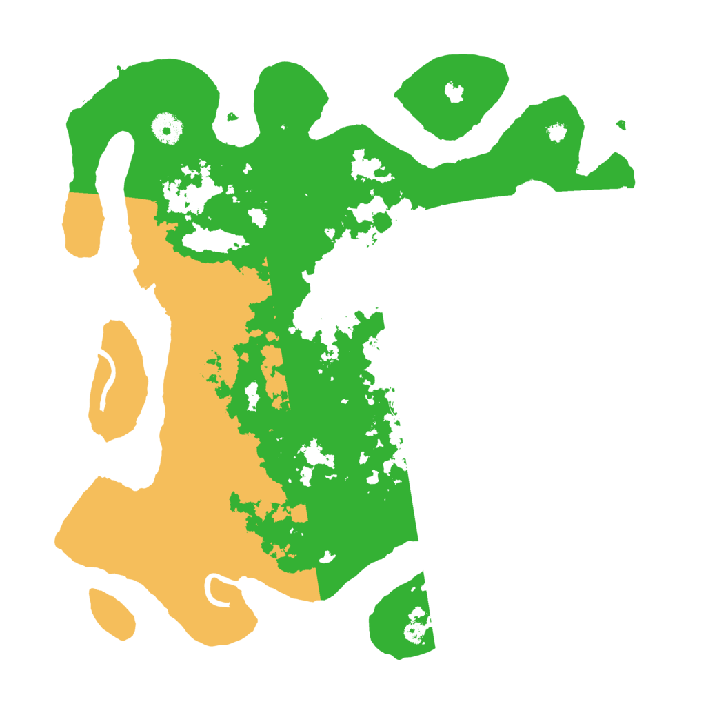 Biome Rust Map: Procedural Map, Size: 3500, Seed: 32482343