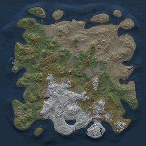 Thumbnail Rust Map: Procedural Map, Size: 4250, Seed: 22122023, 19 Monuments