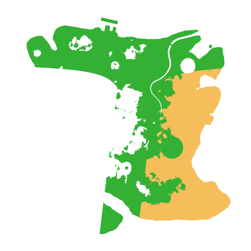 Biome Rust Map: Procedural Map, Size: 3000, Seed: 2026174391