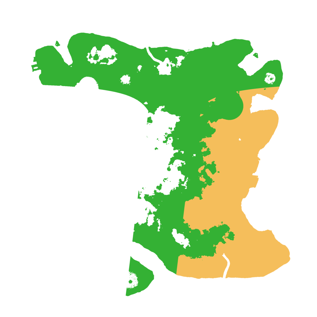 Biome Rust Map: Procedural Map, Size: 3000, Seed: 2026174391