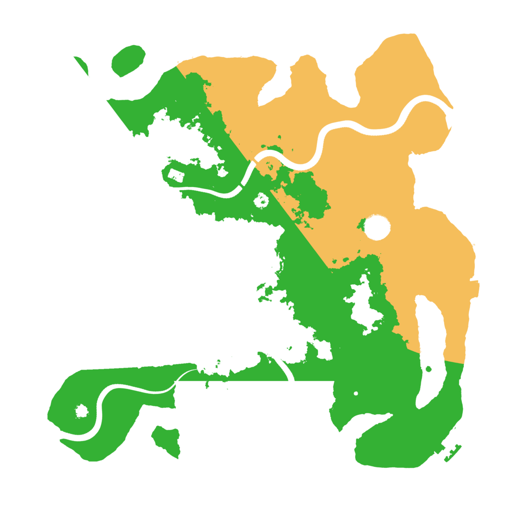 Biome Rust Map: Procedural Map, Size: 3500, Seed: 336081335