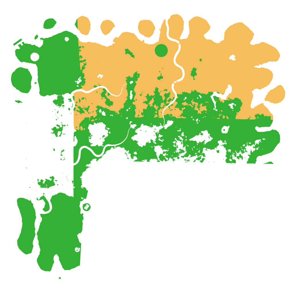 Biome Rust Map: Procedural Map, Size: 6000, Seed: 1979931438