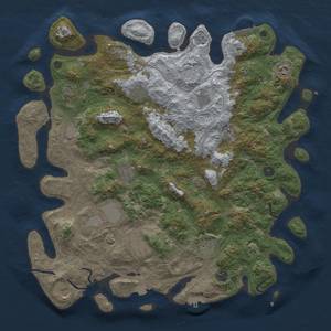 Thumbnail Rust Map: Procedural Map, Size: 4500, Seed: 76925844, 19 Monuments