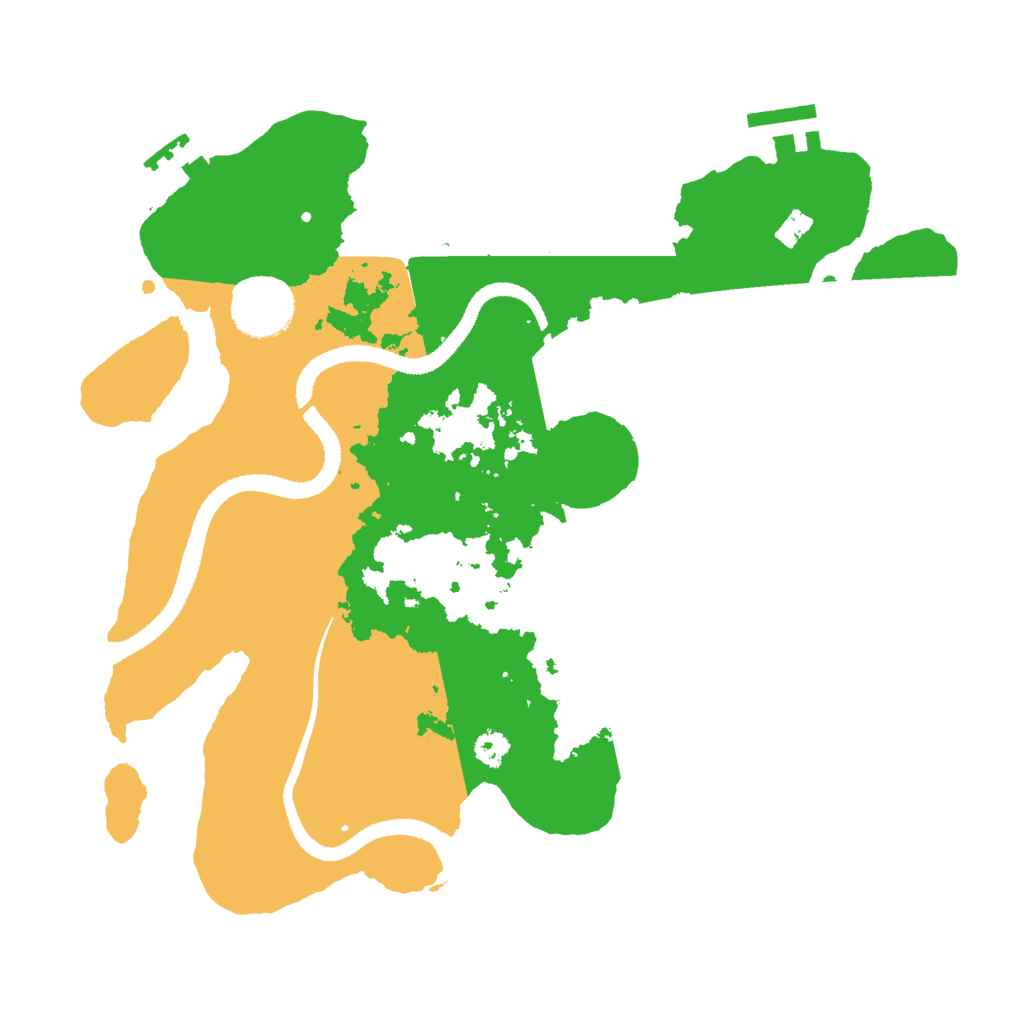 Biome Rust Map: Procedural Map, Size: 3000, Seed: 30688