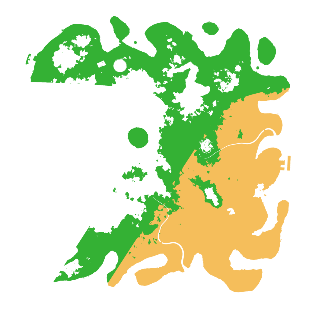 Biome Rust Map: Procedural Map, Size: 4200, Seed: 1149081011