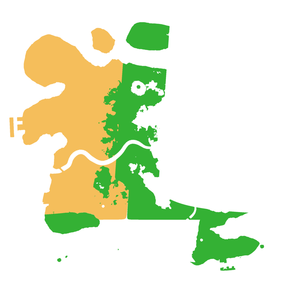 Biome Rust Map: Procedural Map, Size: 3000, Seed: 13230