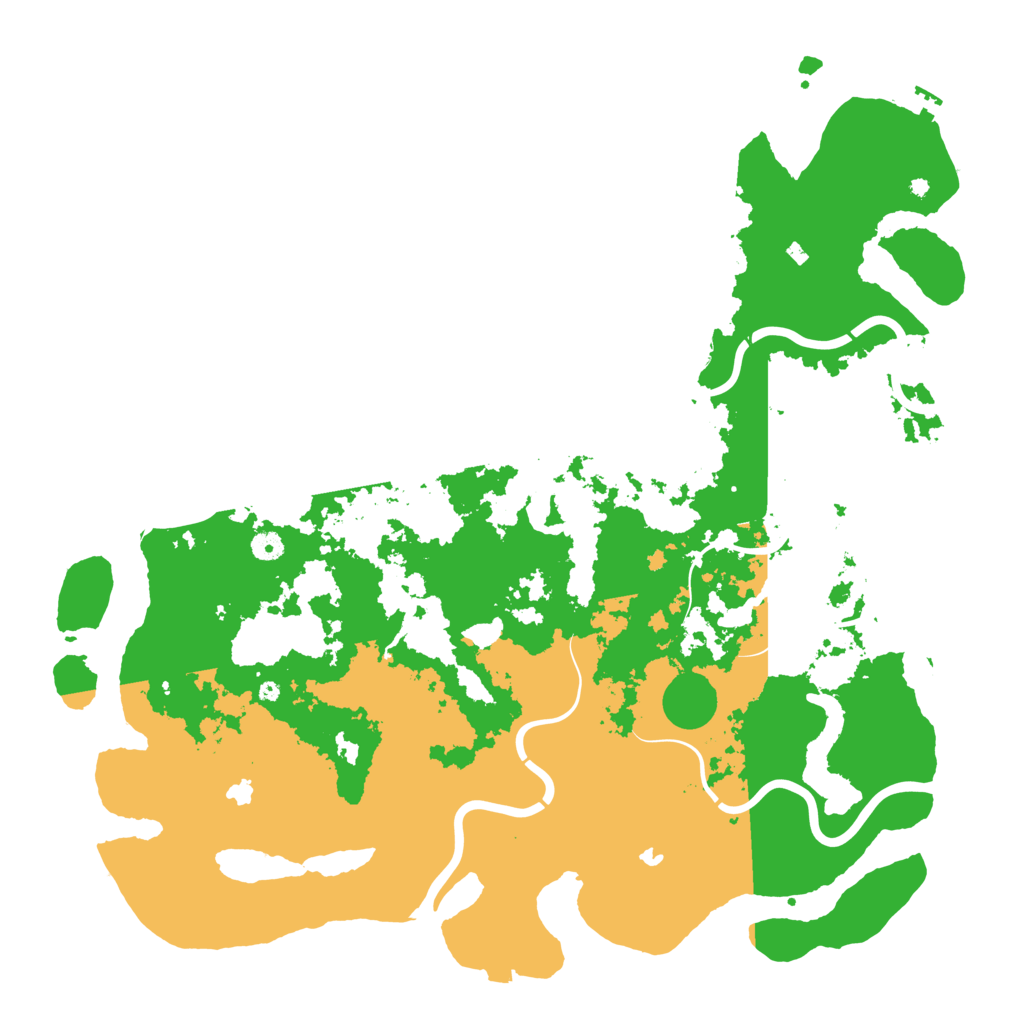 Biome Rust Map: Procedural Map, Size: 5000, Seed: 1430567098