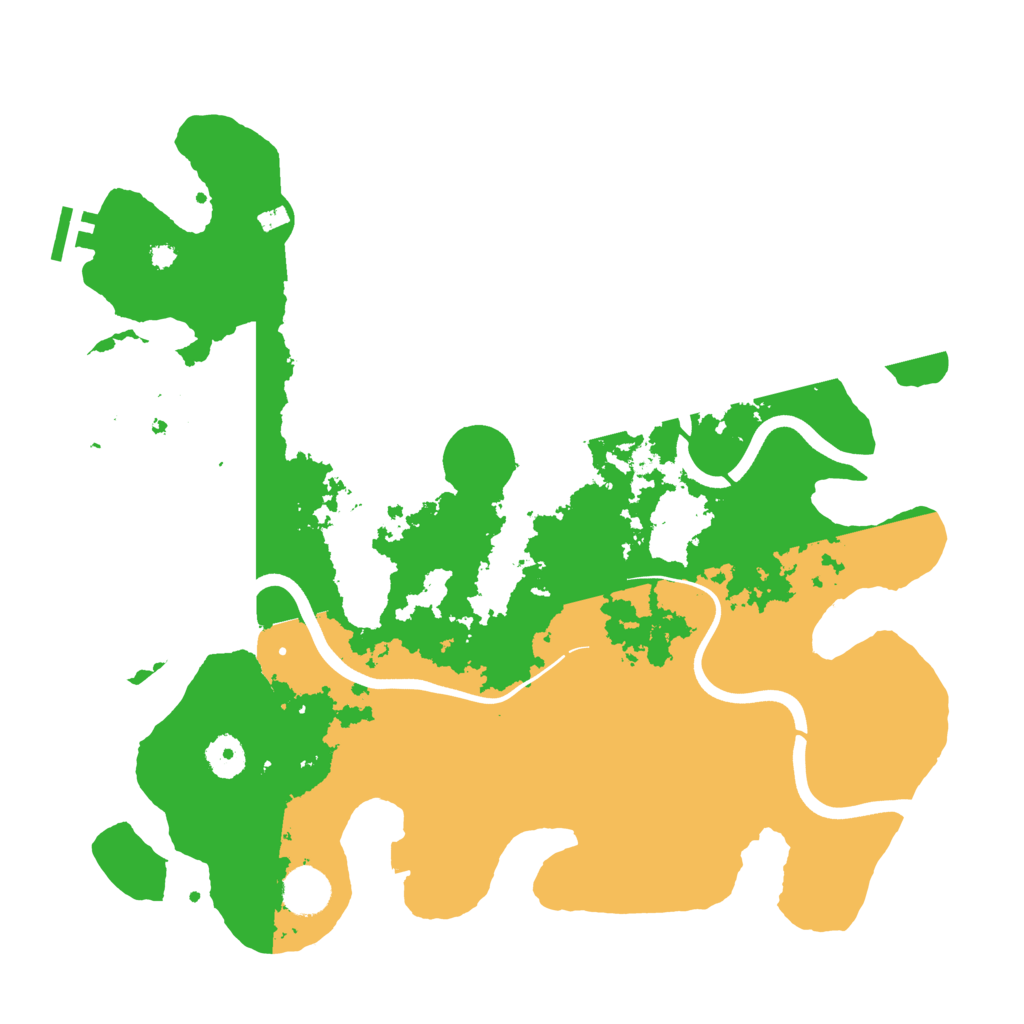 Biome Rust Map: Procedural Map, Size: 3789, Seed: 1