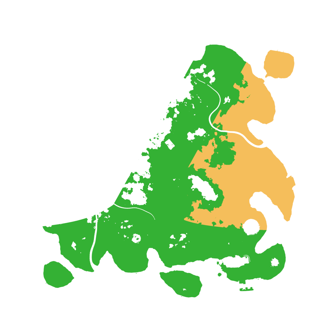 Biome Rust Map: Procedural Map, Size: 3500, Seed: 1425030848