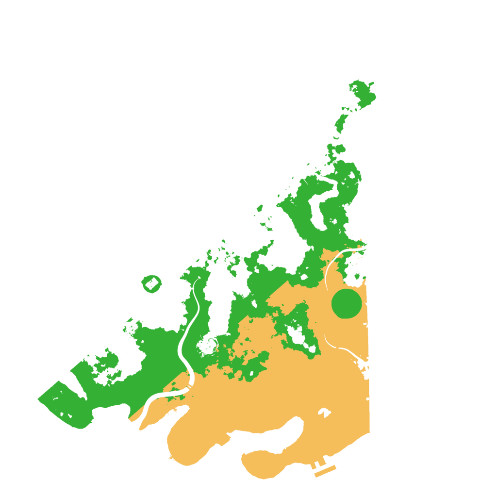 Biome Rust Map: Procedural Map, Size: 4500, Seed: 1437285727