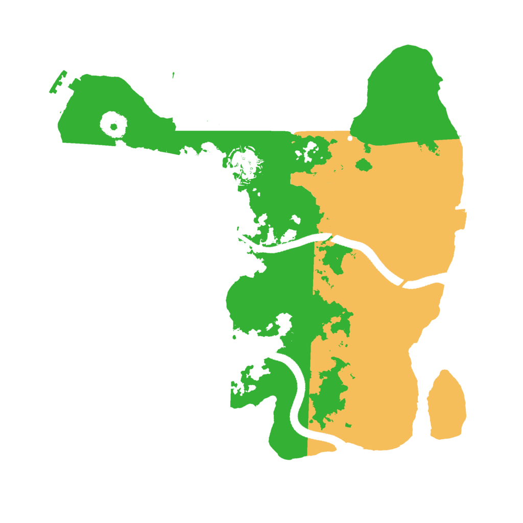 Biome Rust Map: Procedural Map, Size: 3000, Seed: 769235842
