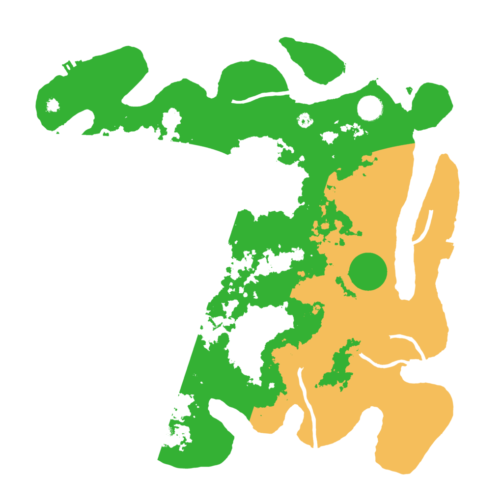 Biome Rust Map: Procedural Map, Size: 3500, Seed: 743572826