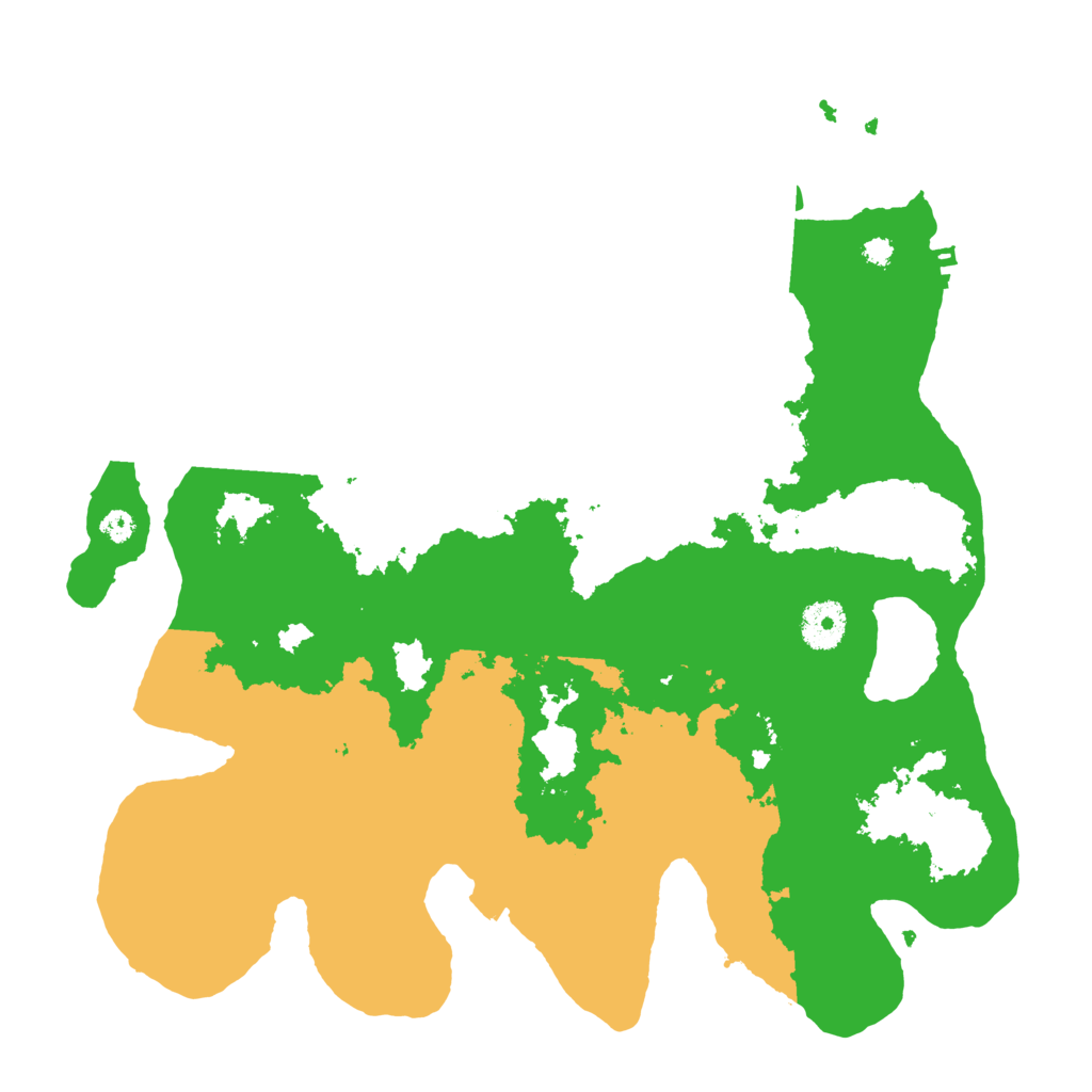 Biome Rust Map: Procedural Map, Size: 3500, Seed: 1855112552