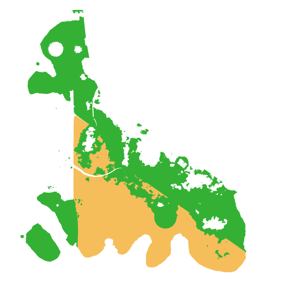 Biome Rust Map: Procedural Map, Size: 3500, Seed: 7544785