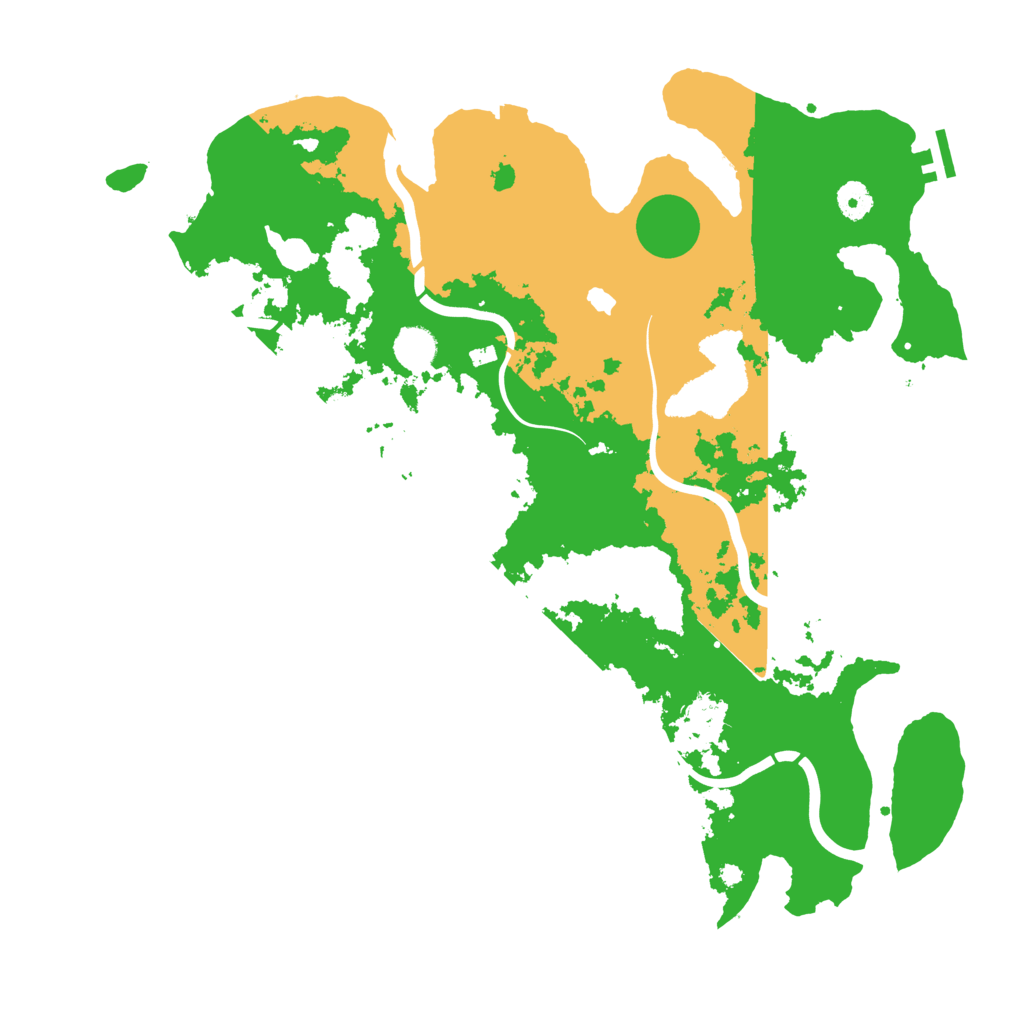 Biome Rust Map: Procedural Map, Size: 4250, Seed: 662894798