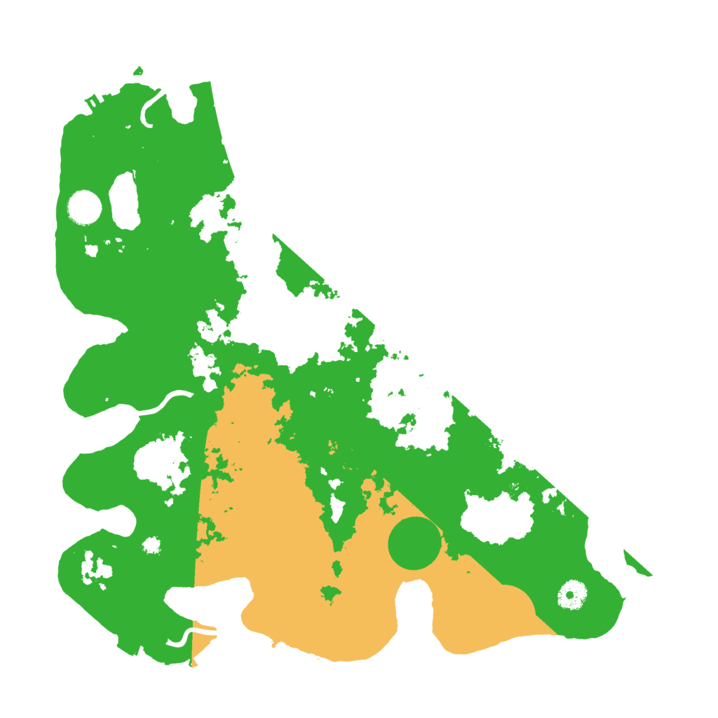 Biome Rust Map: Procedural Map, Size: 3700, Seed: 1988921916