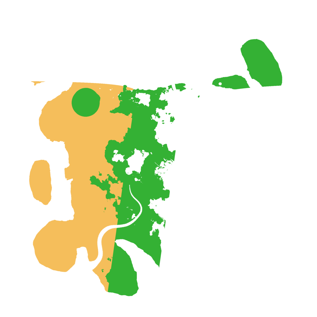 Biome Rust Map: Procedural Map, Size: 3000, Seed: 1027947690