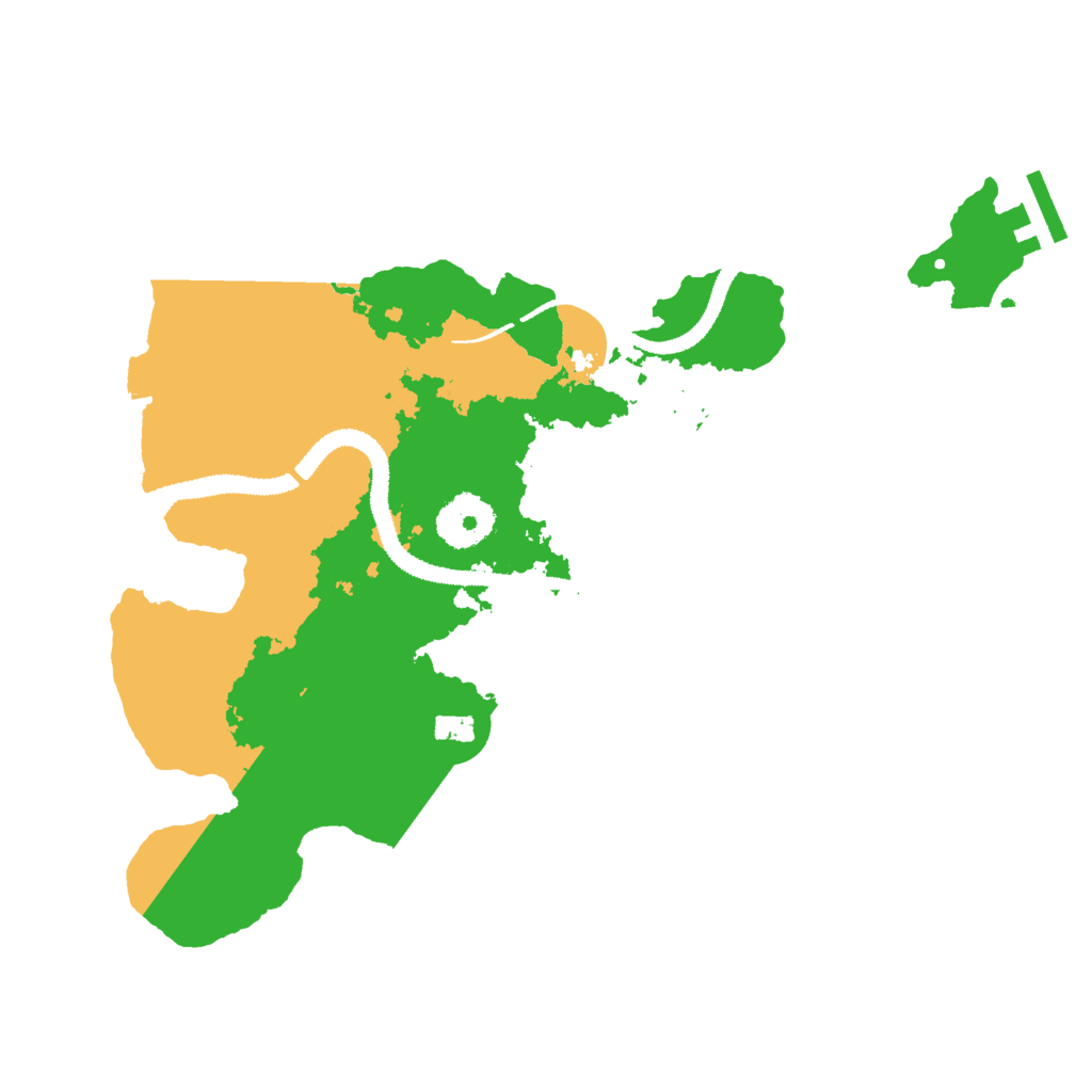 Biome Rust Map: Procedural Map, Size: 3000, Seed: 1890940774