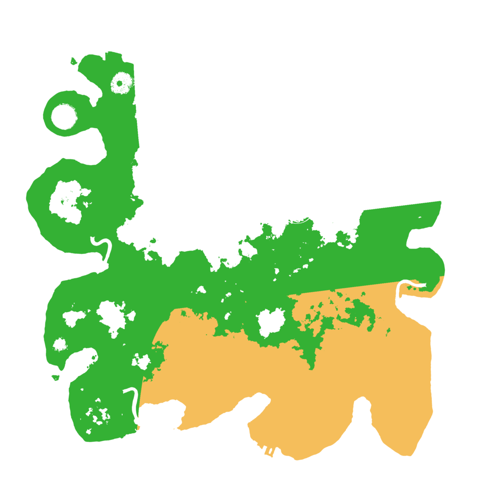 Biome Rust Map: Procedural Map, Size: 3500, Seed: 672322240