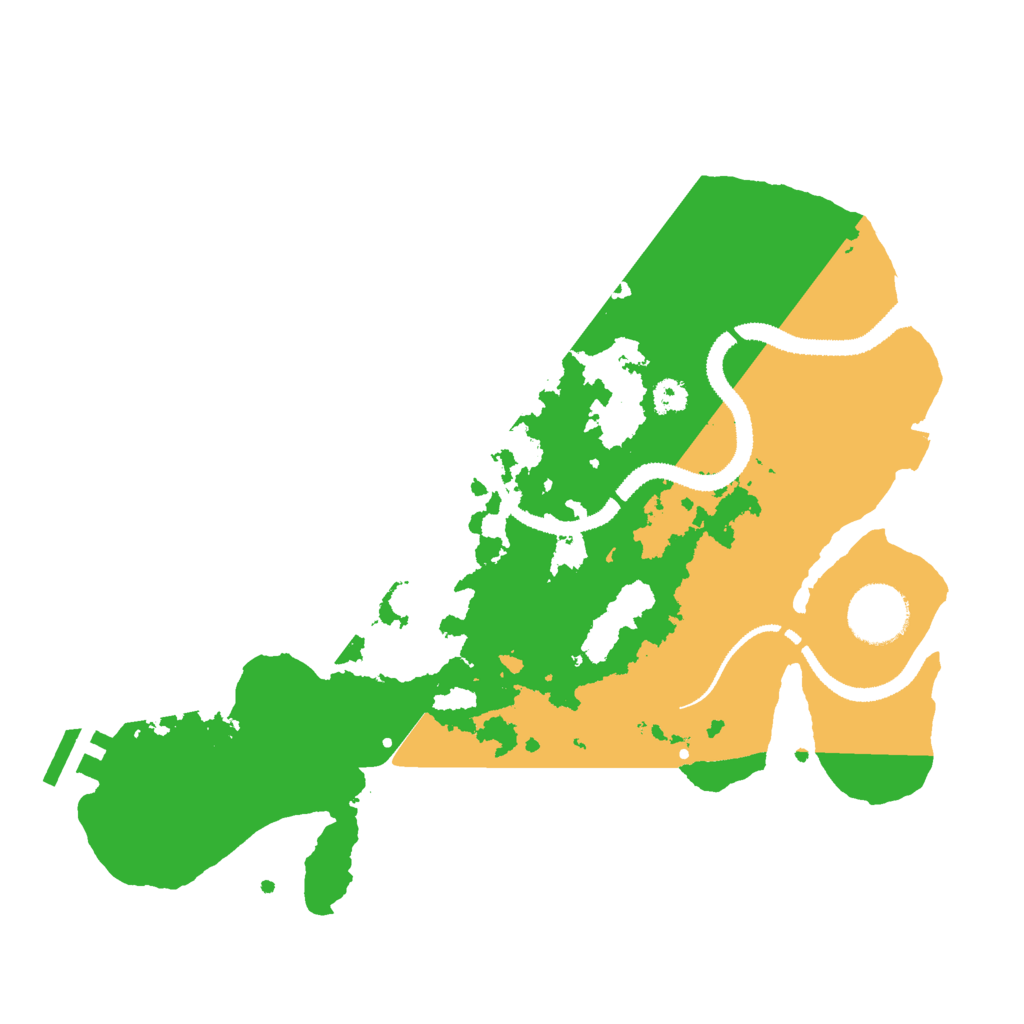 Biome Rust Map: Procedural Map, Size: 3000, Seed: 326385478