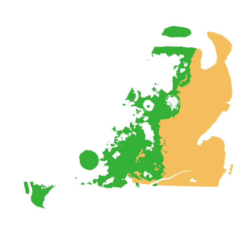 Biome Rust Map: Procedural Map, Size: 3500, Seed: 1474234849