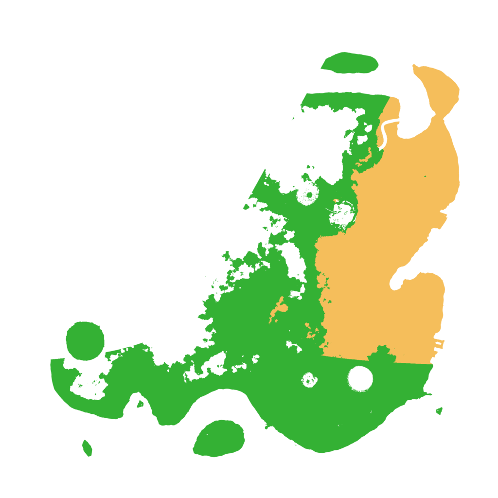 Biome Rust Map: Procedural Map, Size: 3500, Seed: 1474234849