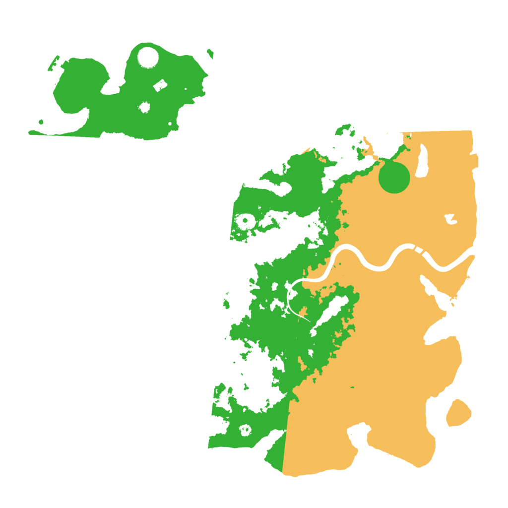 Biome Rust Map: Procedural Map, Size: 4250, Seed: 26609