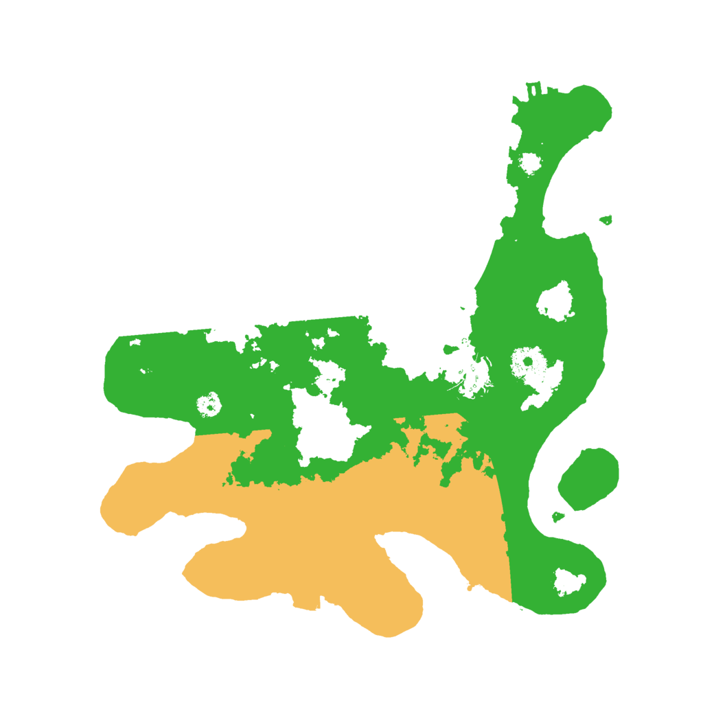 Biome Rust Map: Procedural Map, Size: 3000, Seed: 2416