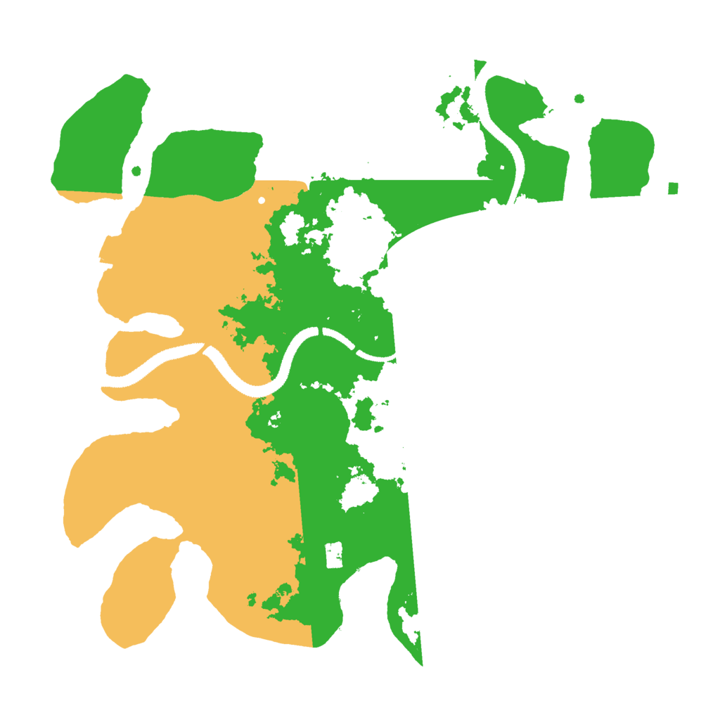 Biome Rust Map: Procedural Map, Size: 3000, Seed: 427894