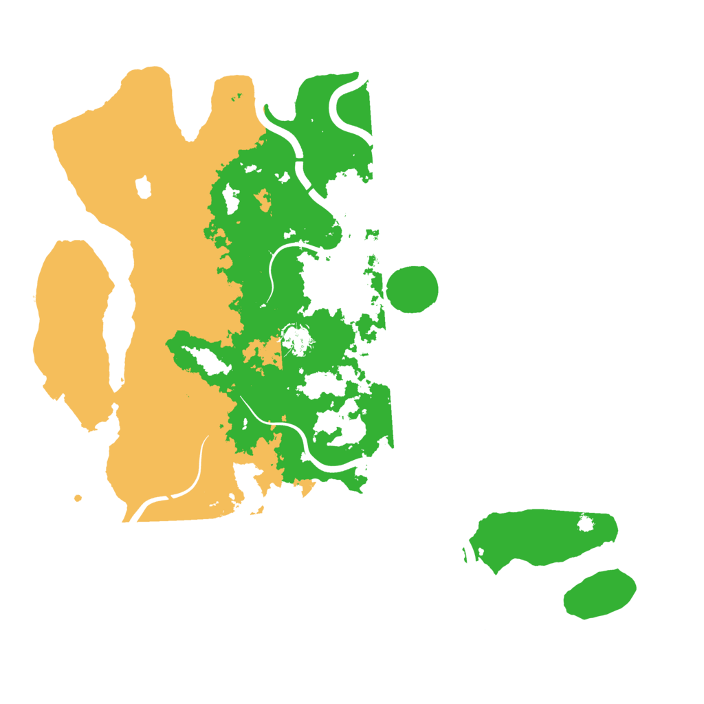 Biome Rust Map: Procedural Map, Size: 4000, Seed: 1276137151