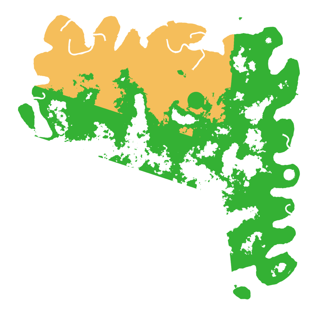 Biome Rust Map: Procedural Map, Size: 5000, Seed: 7491842